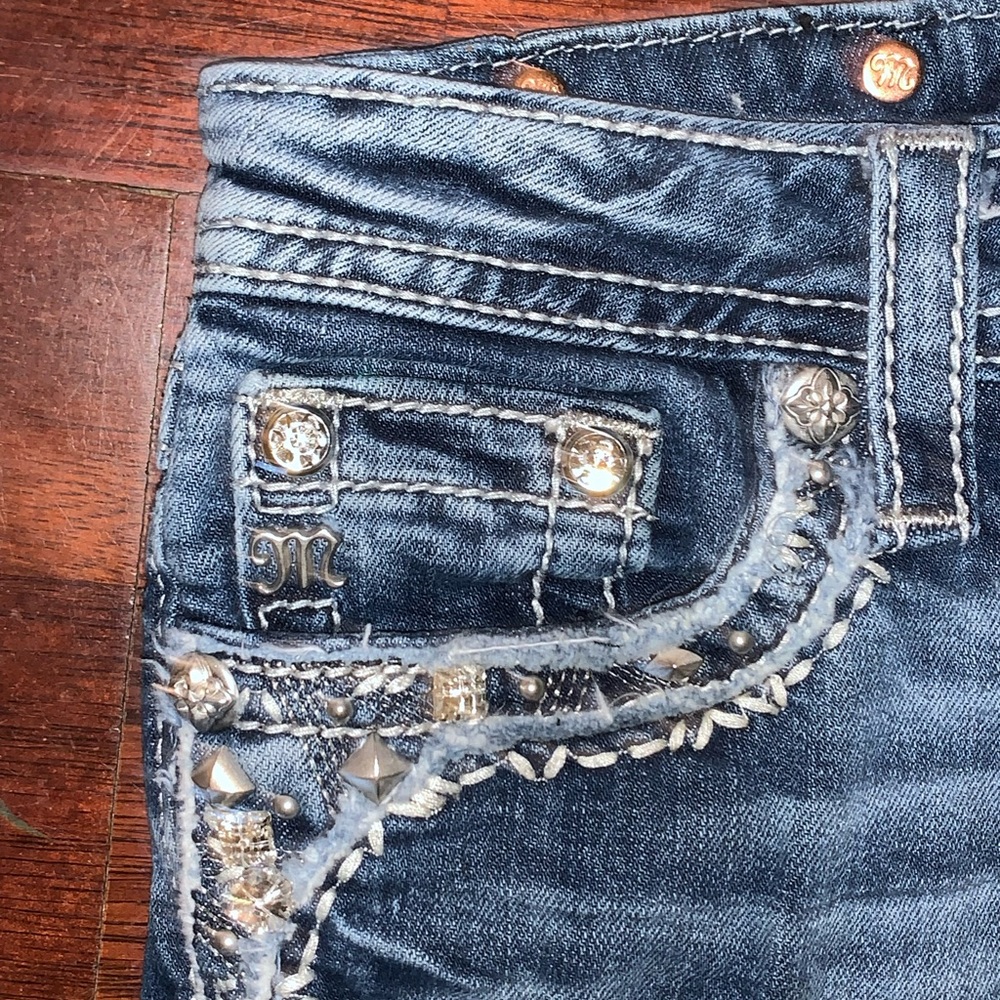 MISS ME GIRLS Jeans Capri size 12 - Picture 4 of 11